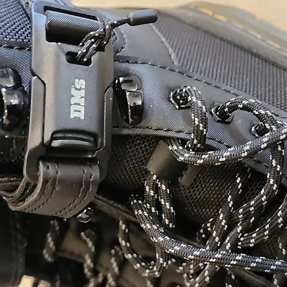 DMG Black High-Top Boots - Picture 2 of 7